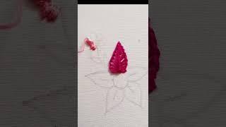 hand embroidery flowers work #craft #viral #viralreels #diwali