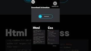 Download Button Animation Using #html #css #coding  | Web Development  @DevArea