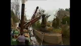 Dredging Operations on the Basingstoke Canal, including the Perseverance dredger, 1993