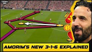 Ruben Amorim’s NEW 3-1-6 At Man United Explained