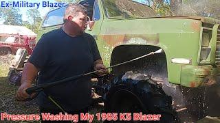 Pressure Washing My 1985 K5 Blazer 4x4