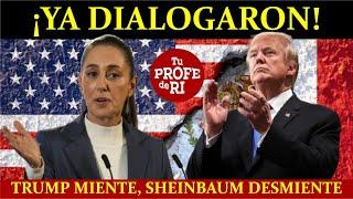 ¡YA DIALOGARON! TRUMP DA SU VERSIÓN, SHEINBAUM LO DESMIENTE. CANADÁ ATACA MÉXICO Y OBTIENE RESPUESTA