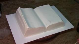 How To Make A Book Cake / Cake Decorating