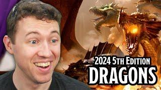 REACTING to the NEW Dragons for D&D 2024