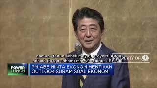 Abe Ngga Terima Proyeksi Lesu Ekonomi Jepang