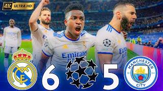 Rodrygo Leads Real Madrid to a Historic Remontada Against Manchester City in the 2022 UCL  in 4K