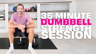 35 Minute Dumbbell Strength Workout | Joe Wicks Workouts