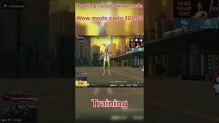 how to play wow mode || bgmi in wow mode codes 10293 #wow#bgmi #pubg#pubgmobile#youtubeshort#wowmode