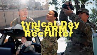 typical day as a U.S Army Recruiter