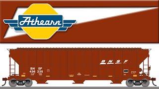 Train Tuesday 11/19/24: Athearn HO FMC 4700 Covered Hoppers & 60ft Berwick Box Cars