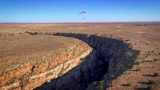 Flyin’ down a creek in Winslow, Arizona