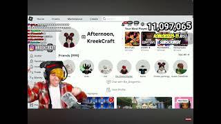 KREEK GETS UNBANNED FROM ROBLOX!!!!!!!