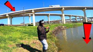 The HOUSTON FREEWAY FISHING HONEY HOLE