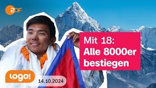 Sherpa - die wahren Helden der Berge | logo! Nachrichten vom 14.10.2024