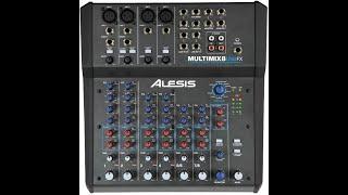 Alesis MULTIMIX 8 USB FX8 Channel Mixer with Effects / USB Audio Interface