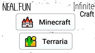 How To Make Minecraft In Infinite Craft | How To Make Terraria In Infinite Craft