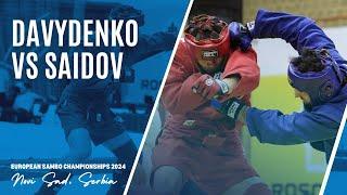 DAVYDENKO Petro vs SAIDOV Said. European SAMBO Championships 2024