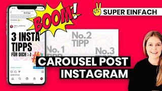 Instagram Carousel Post erstellen  schnell & einfach (Canva Anleitung)