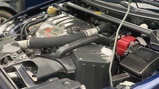 Evo x full carbon fiber engine bay