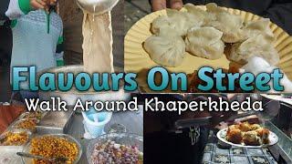 Flavours on Street|| Walk Around Khaperkheda || Gramin Diaries