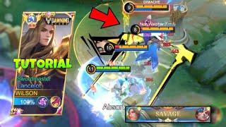 TUTORIAL LANCELOT : HOW TO ALWAYS DOMINATE IN SOLO RANK (carry bad teammates easily!) - MLBB