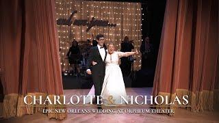 New Orleans Wedding at Orpheum Theater (EPIC BALLOON DROP AT WEDDING)