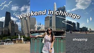 CHICAGO weekend vlog ️ best beach, good food, shopping