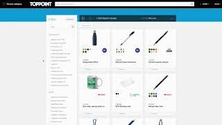 Toppoint Webshop filter possibilities