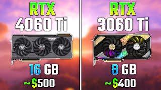 RTX 4060 Ti vs RTX 3060 Ti | Test in 7 Games