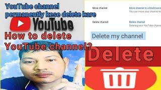 How to delete YouTube channel 2024 @Raghunath Technical