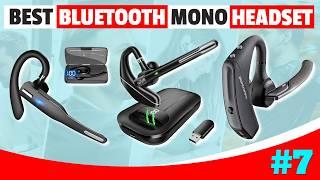 Top 7 Best Mobile Bluetooth Headsets 2024 | Best Bluetooth Mono Headsets for Clear Calls