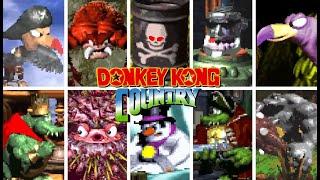DONKEY KONG COUNTRY TRILOGY - All Bosses