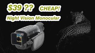 Cheapest Night Vision Monocular in Amazon, 2K Video Night Vision Camera