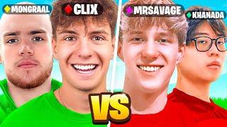 Clix & Mongraal vs. MrSavage & Khanada