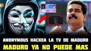 ANONYMOUS INTERVIENE LA TV PAGADA DEL RÉGIMEN DE NICOLÁS MADURO Y MUESTRA SU PODER | Informa2