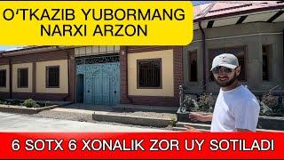 6 SOTX 6TA XONA FAYZLI MAHALADA ZO'R UY ZUDLIK BILAN ARZONGA SOTILADI NARXI ESA 150.000$ KELISHILADI