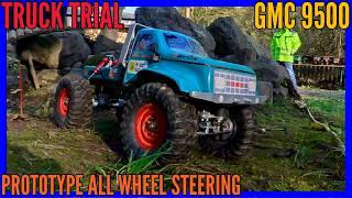 GMC 9500 PROTOTYPE REMOTE CONTROL SCALE TRIAL TRUCK WITH ALL WHEEL STEERING #HolidaysWithYouTube