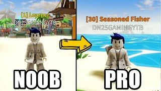 Noob To Pro In Fishing Simulator | Reached Level 30 Seasoned Fisher