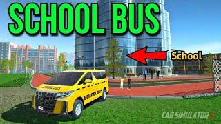 School Bus in Car Simulator 2