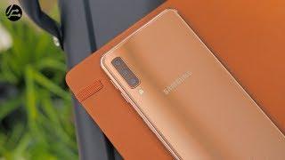 Samsung Galaxy A7 2018: Unboxing & Review: 3 Camera Goodness  