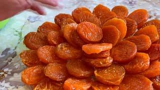 Абрикосовые Цукаты! КУРАГА в Домашних Условиях Dried Apricots at home. АСМР