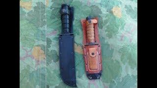 a review of the US combat knife 498 and the USAF pilot survival knife