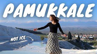 ONE OF THE MOST VISITED ATTRACTIONS IN TURKEY | Pamukkale Thermal Pools & Hierapolis Ruins