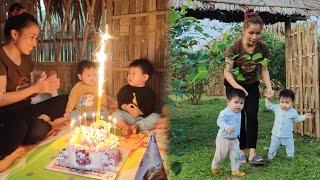 Single mom: Ly Yen Ca - Happy birthday to twins Tam Nhu and Ngoc Nhu. Life is hard