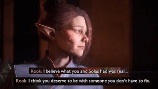 All Romanced Solas and Lavellan Dialogues | Legacies and Legends - Dragon Age: The Veilguard