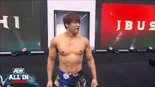 The Golden Elite's Unforgettable Entrance at AEW: All In London | Hangman, Ibushi, Omega Unleashed!