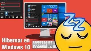 Activar hibernar en windows 10 desde el panel de control