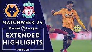 Wolves v. Liverpool | PREMIER LEAGUE HIGHLIGHTS | 1/23/2020 | NBC Sports