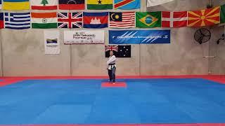 Sarah Upton HanMu TKD Australia - 5th Lents Poomsae Open - U40F - Final 2 Sipjin