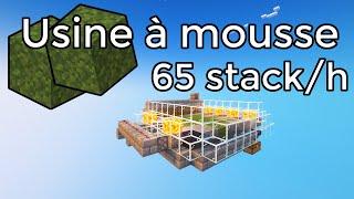 Tuto : Usine à mousse pour Skybloc - SeasonSky V5 (+schematic) - #minecraft